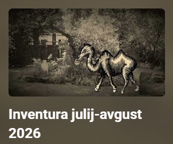 Inventura julij-avgust 2026