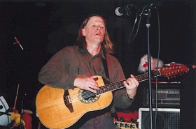Michael Gira v Ljubljani, 1997, foto: Zlato Kre�